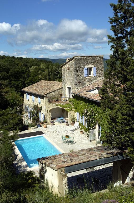 Maison D'Hotes Les Fougeres Mirmande Exterior foto